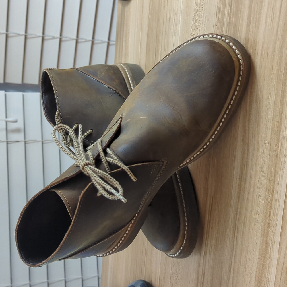 Clark's Buschacre Ridge Men's Brown Leather lace up Chukkas Boots